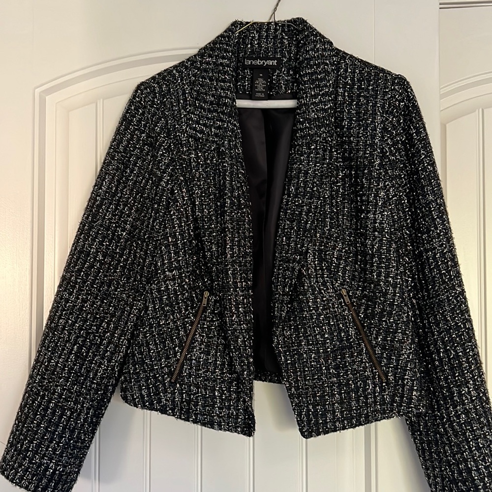 Lane Bryant Tweed Blazer